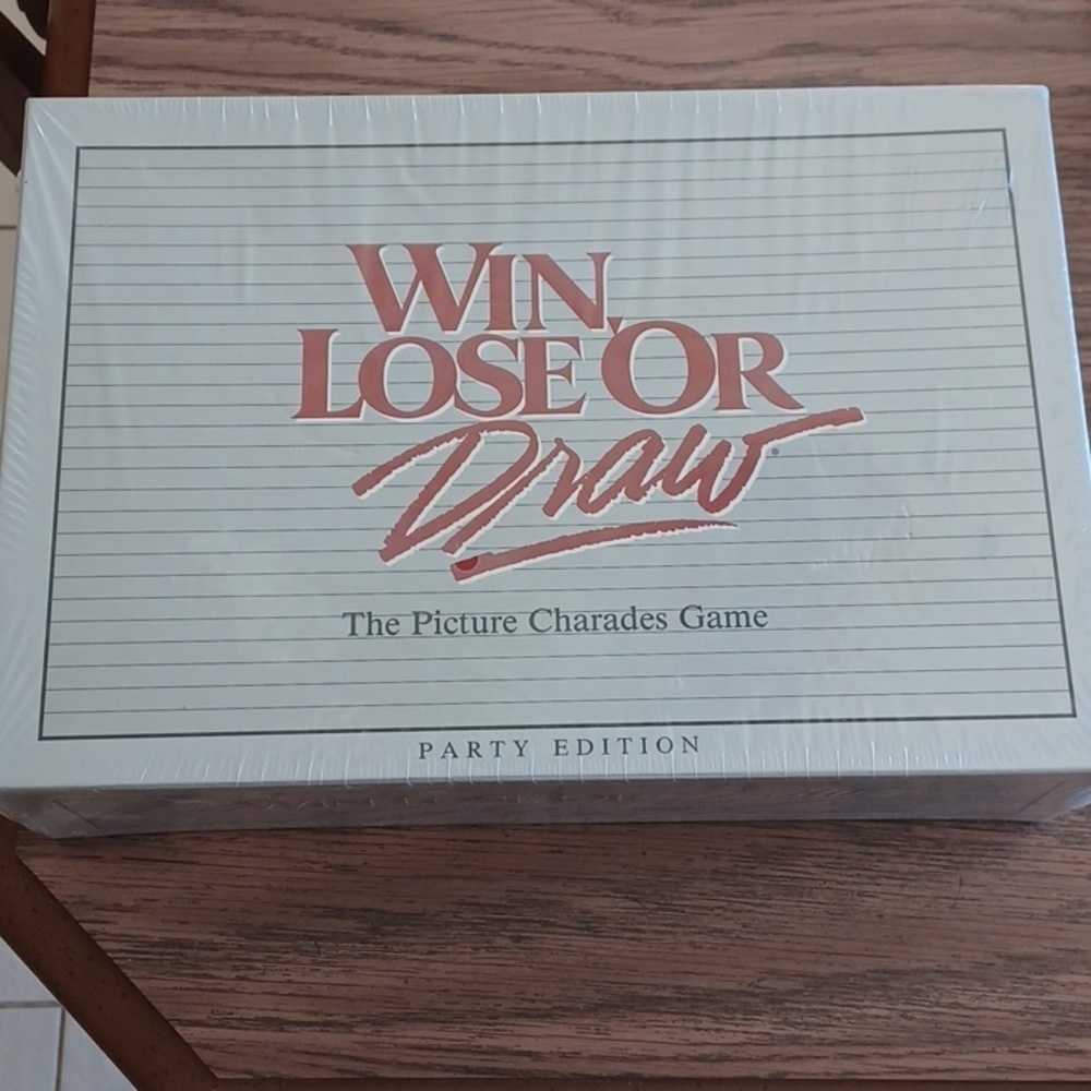 Win Lose or Draw Party Edition Game, factory sealed